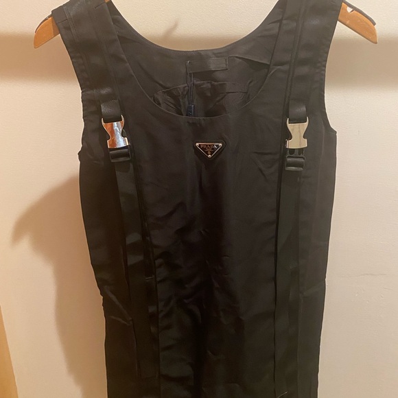 Black Asymmetrical Dress - Picture 2 of 9